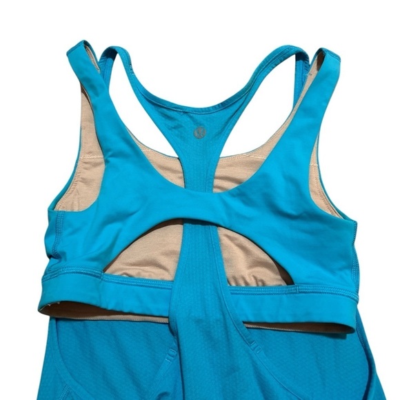 Lululemon Align Glide and Stride Tank 2 in 1 Built in Bra Flowy Running Workout - Picture 9 of 9